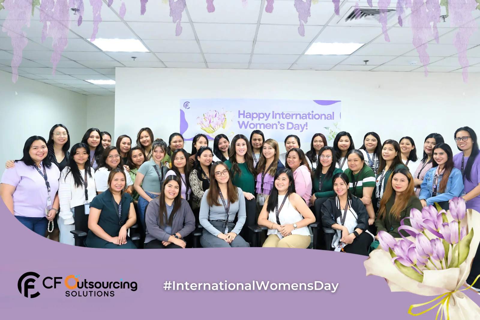 CF team members celebrating International Women's Day 2025 (photo 1 of 9)